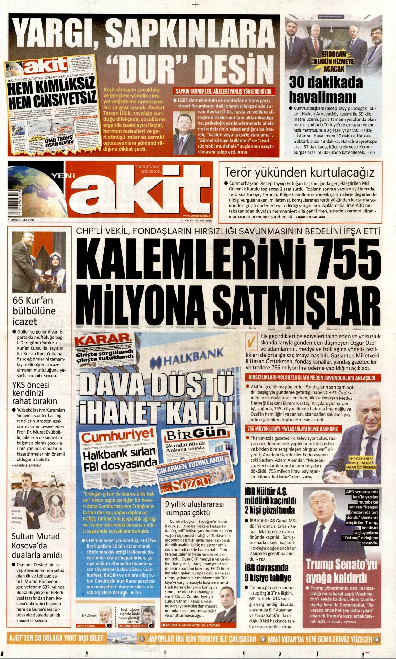 Yeni Akit Bugun