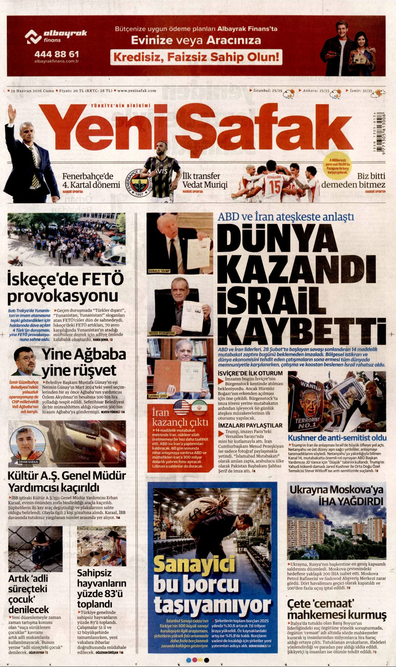 Yeni Şafak Bugun